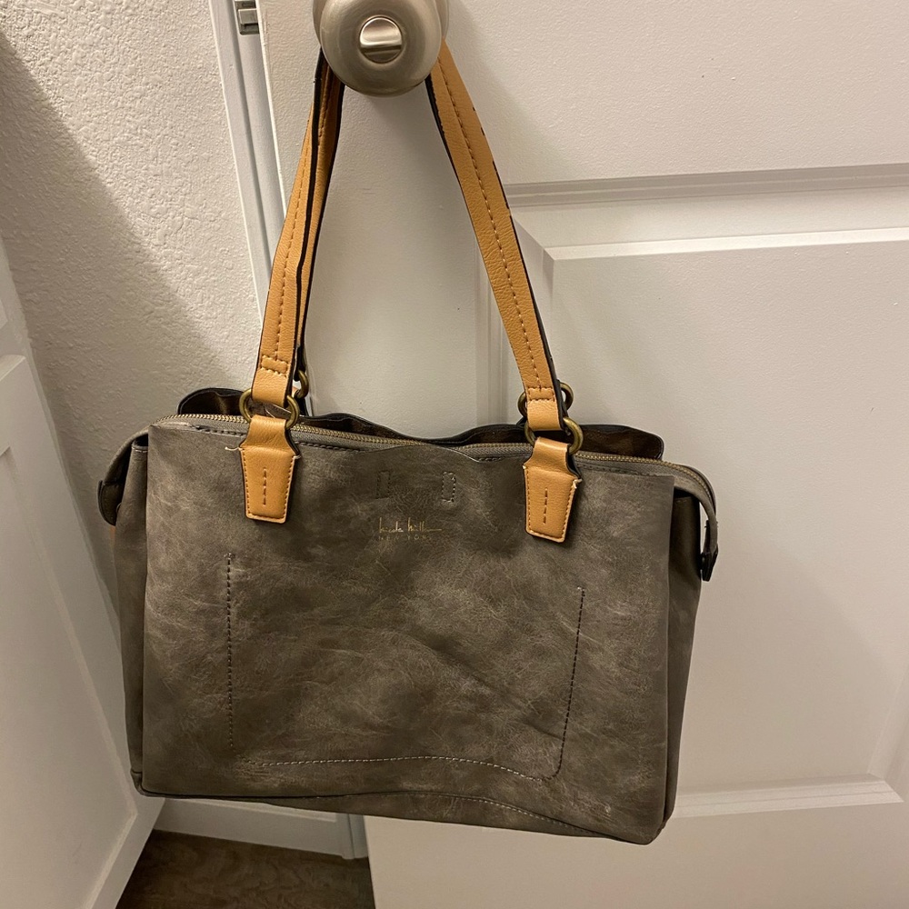 Nicole Miller New York Gray Purse